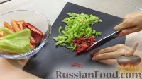 Фото приготовления рецепта: Пикантная закуска "Баклажаны по-корейски" - шаг №4