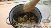 Фото приготовления рецепта: Пикантная закуска "Баклажаны по-корейски" - шаг №11