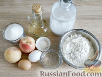 Фото приготовления рецепта: Пирог с персиками, на минералке - шаг №1