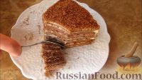 Фото приготовления рецепта: Шоколадный медовый торт - шаг №12