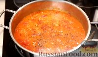Фото приготовления рецепта: Мидии в ракушках в томатном соусе - шаг №10