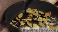 Фото приготовления рецепта: Чисанчи (закуска из баклажанов с картофелем и перцем, по-китайски) - шаг №10