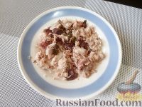 Фото приготовления рецепта: Суп с цветной капустой, рисом и копчёными колбасками - шаг №9