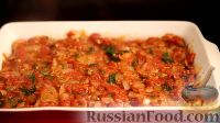 Фото приготовления рецепта: Рыба с помидорами, в духовке - шаг №10