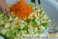 Фото приготовления рецепта: Салат из кабачков и моркови, на зиму - шаг №2