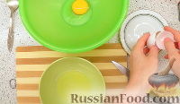 Фото приготовления рецепта: Лимонные панкейки с шоколадом - шаг №3