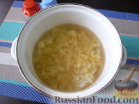 Фото приготовления рецепта: Молочный суп чупе (чупи) по-аргентински - шаг №6