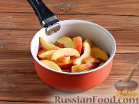 Фото приготовления рецепта: Варенье из нектаринов с апельсином - шаг №3