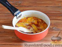Фото приготовления рецепта: Варенье из нектаринов с апельсином - шаг №7