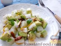 Фото приготовления рецепта: Салат из дыни и авокадо - шаг №12