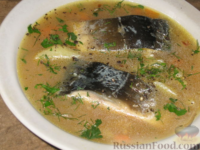 Рыбный суп для детей — Приготовление: