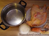 Фото приготовления рецепта: Бульон куриный - шаг №1