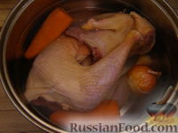 Фото приготовления рецепта: Бульон куриный - шаг №3