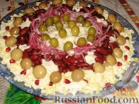 Фото приготовления рецепта: Праздничный салат "Колесо обозрения" - шаг №4