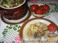 Фото приготовления рецепта: Украинская печеня в горшочке - шаг №15