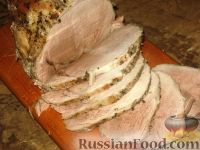 Фото к рецепту: Свинина, шприцованная сливками