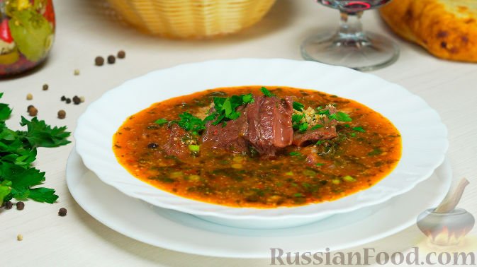 Классический суп харчо из свинины с рисом – пошаговый рецепт приготовления с фото