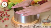 Фото приготовления рецепта: Муссовый торт "Сливочно-малиновая нежность" - шаг №16
