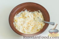 Фото приготовления рецепта: Овощное рагу с грибами, в сметанно-сырном соусе - шаг №10