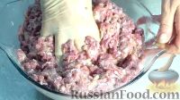 Фото приготовления рецепта: Домашние манты с мясом - шаг №7