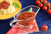 Фото к рецепту: Простой томатный соус к макаронам