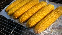 Фото к рецепту: Кукуруза с имбирем и лаймом (на гриле)