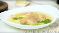 Фото приготовления рецепта: Ароматный суп из белых грибов - шаг №10