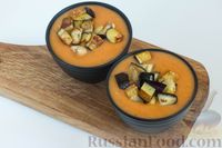 Фото приготовления рецепта: Суп-пюре из картофеля и помидоров, с баклажанами - шаг №14