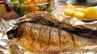 Фото к рецепту: Рыба дорадо, запечённая в духовке