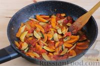 Фото приготовления рецепта: Курица в пряном маринаде, с овощами и фасолью - шаг №13