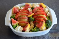 Фото приготовления рецепта: Картошка-гармошка с овощами - шаг №9
