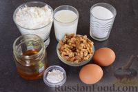 Фото приготовления рецепта: Медовый пирог с орехами, на кефире - шаг №1
