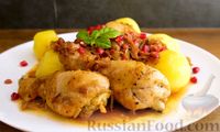 Фото приготовления рецепта: Армянский хохоп (курица с луком и гранатом) - шаг №9