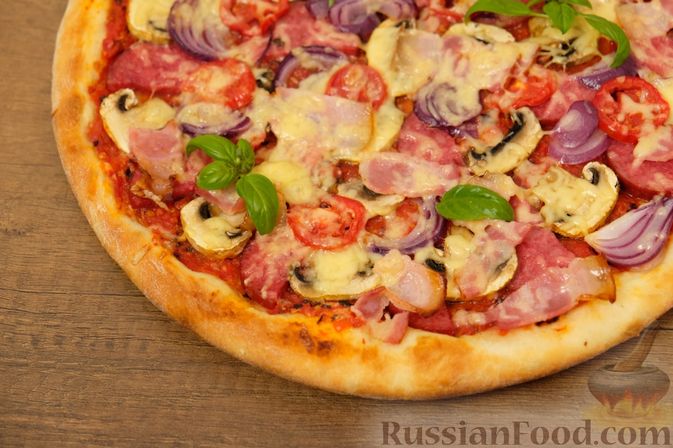 Пицца Рецепт Приготовления Теста Фото