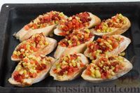 Фото приготовления рецепта: Горячие бутерброды с вялеными помидорами и кабачком - шаг №9