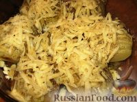 Фото приготовления рецепта: Картофельные веера с сыром - шаг №4