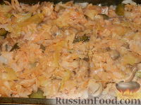 Фото приготовления рецепта: Солянка из капусты с грибами - шаг №14