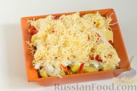 Фото приготовления рецепта: Картофель в заливке с копчёным сыром - шаг №11