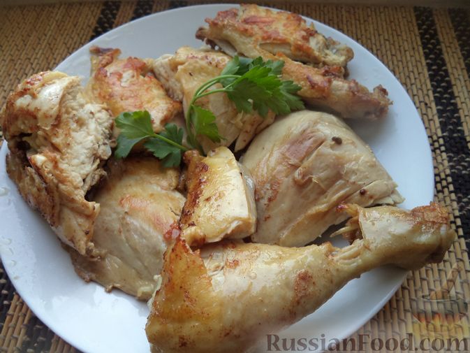 Вкусная вареная курица - Кулинарные заметки Алексея Онегина