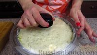 Фото приготовления рецепта: Салат "Грибная поляна" с куриным филе - шаг №10