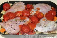 Фото приготовления рецепта: Кролик с  овощами, запечённый в духовке - шаг №8