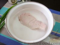 Фото приготовления рецепта: Оританг (корейский суп с уткой) - шаг №2