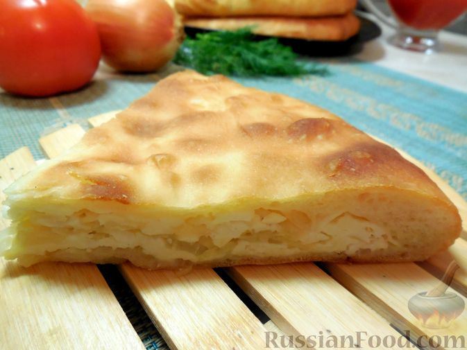 Осетинский пирог с картофелем и сыром, пошаговый рецепт с фото на ккал