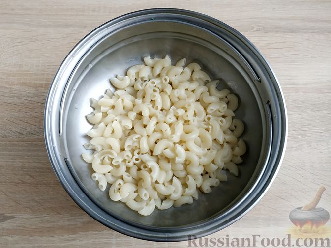 Вариант 2: Быстрый рецепт спагетти с сосисками