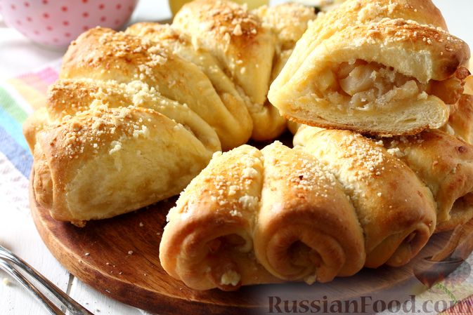 Пирог на дрожжах с яблоками - пошаговый рецепт с фото на getadreams.ru