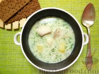 Фото приготовления рецепта: Молочный суп с рыбой - шаг №14