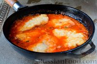 Фото приготовления рецепта: Курица в томатном соусе с сыром - шаг №11