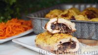 Фото к рецепту: Куриные рулеты с черносливом и грецкими орехами