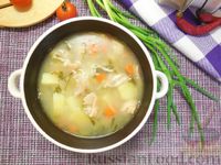 Фото приготовления рецепта: Рыбный суп с солеными огурцами - шаг №16