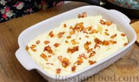 Фото приготовления рецепта: Картофельное пюре с беконом и сыром, в духовке - шаг №11